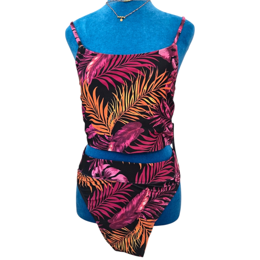 NWT Fashion Nova Swim 2 Piece Swim Suit Womens Size L